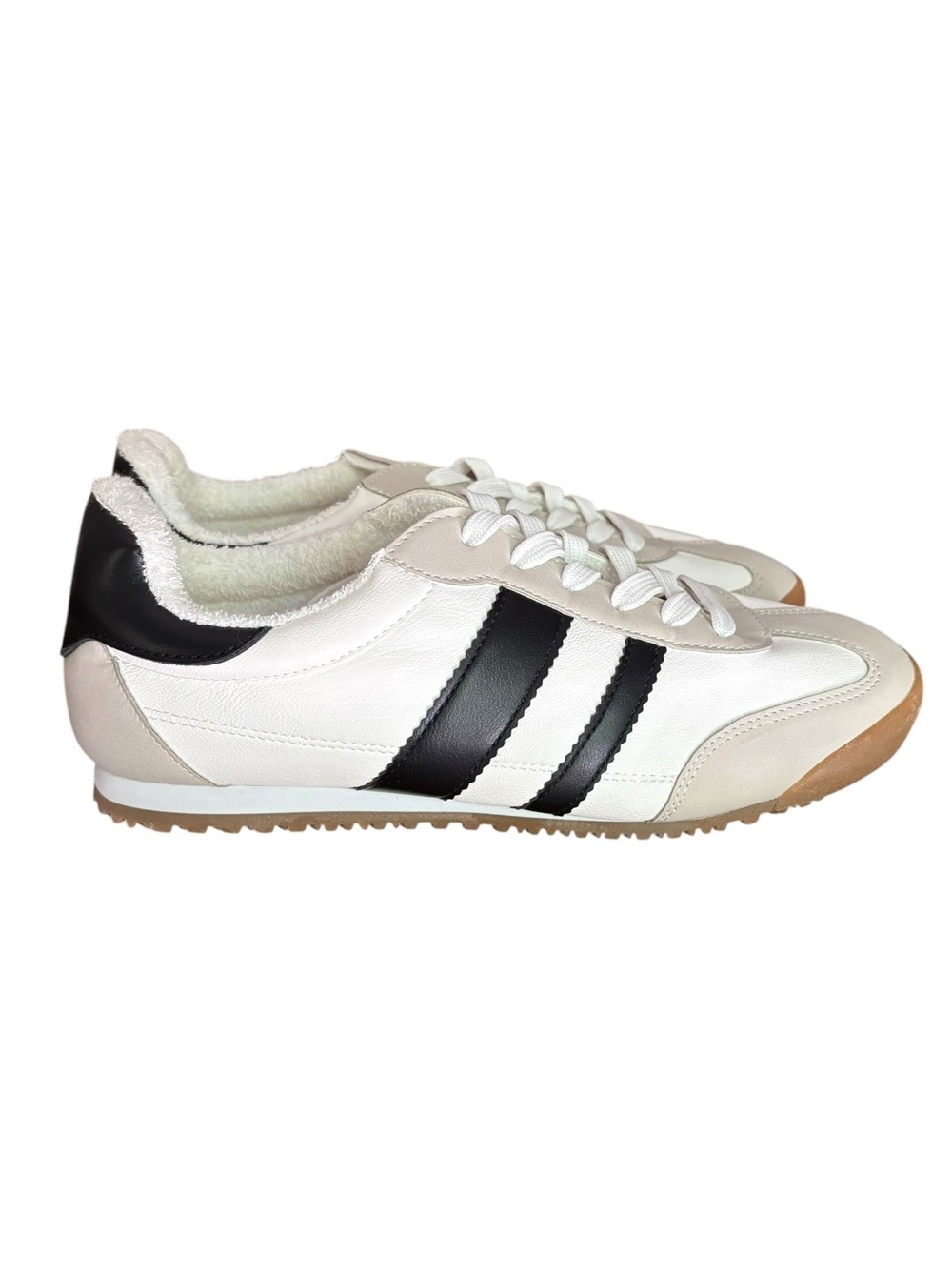 Dolce Vita DV NWOB Rascal Retro Low Profile Sneaker White Tan Black Sz 10